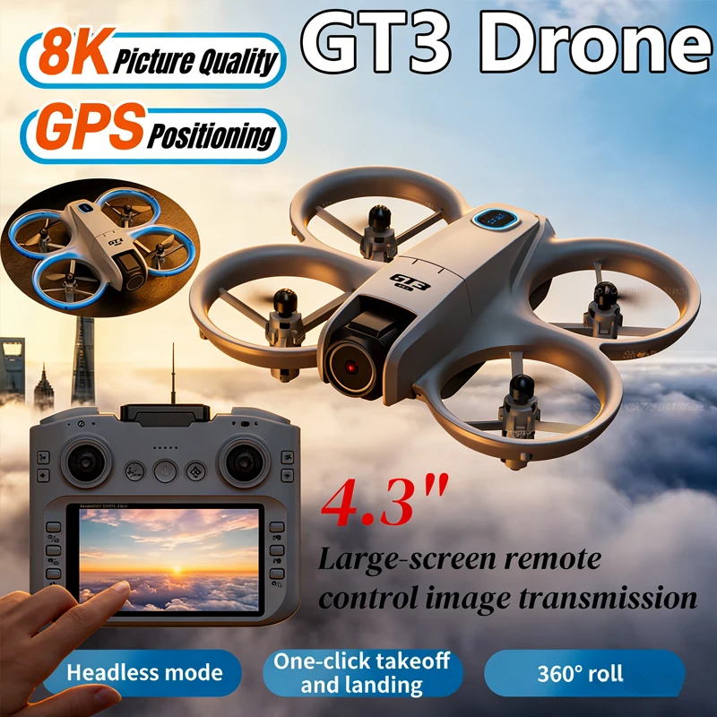 Drone Pro Rc Ufo - Hot 2026 GT3 MAX Drone 8K