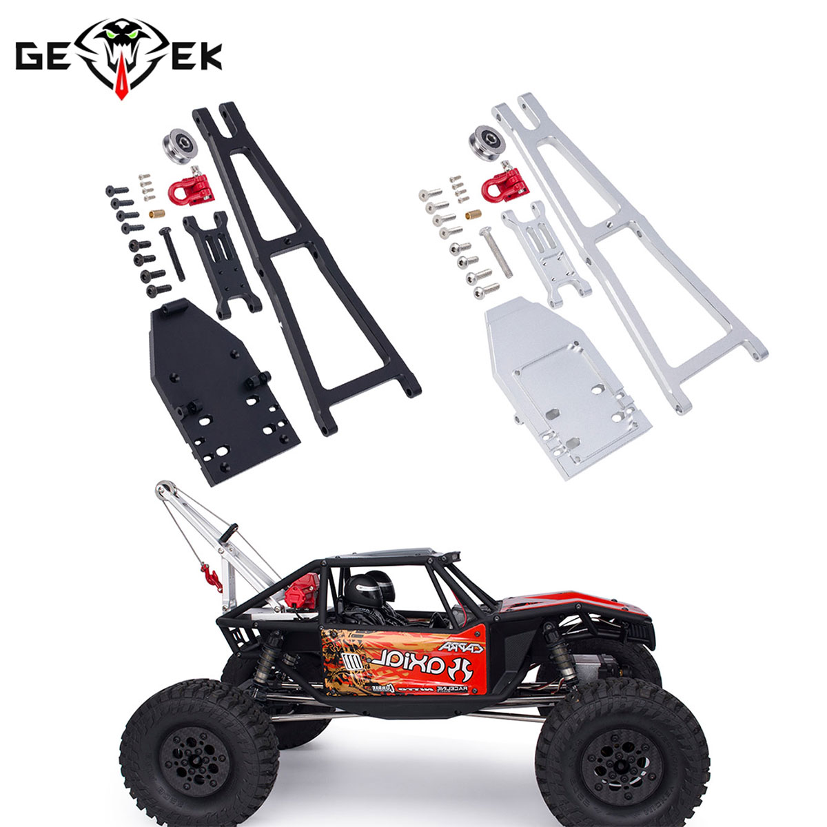Rc Crawler Axle Parts - Aluminium 1/10 Scale Winch Truck/Tow Truck