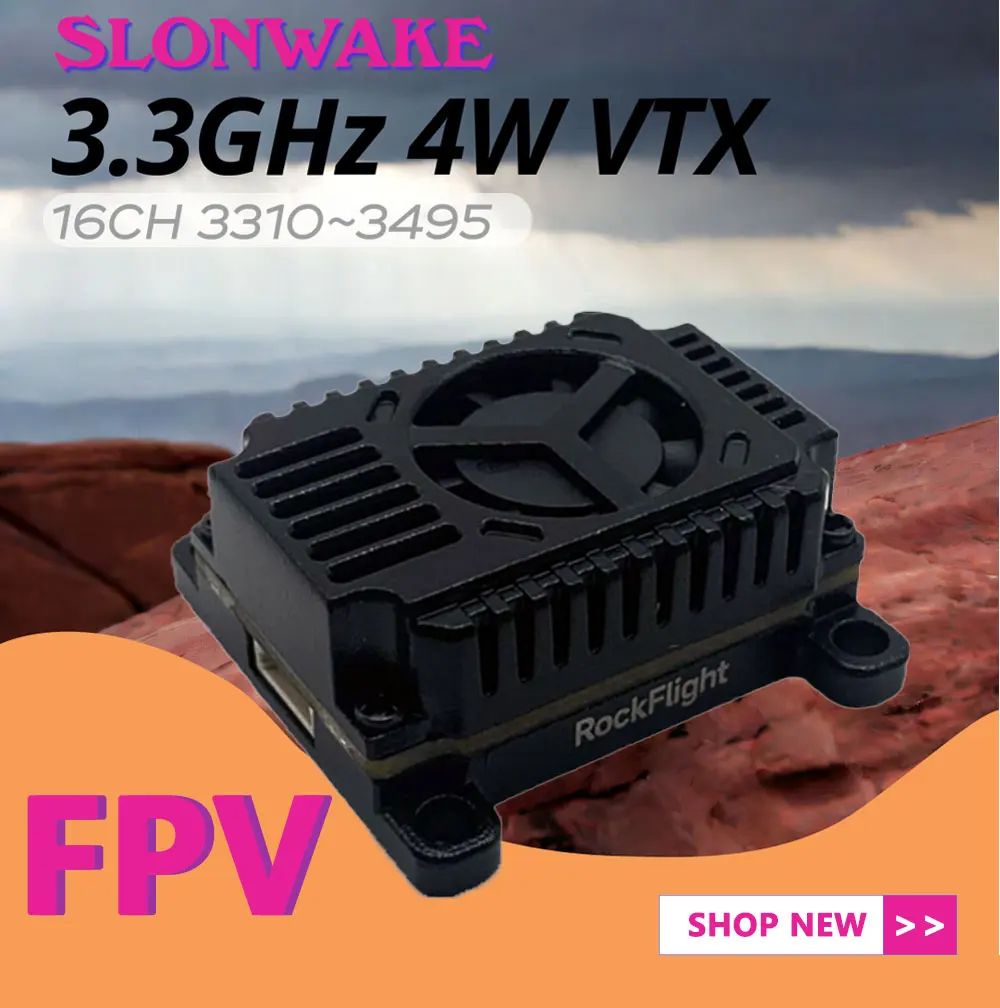 SLONWAKE FPV 3.3G 16CH 4000mW  - Drone And Car บทวิจารณ์และราคา