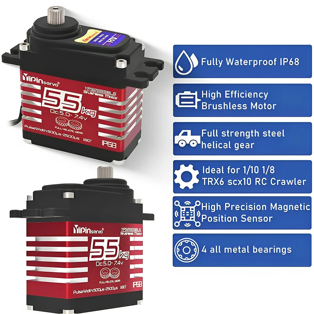 55kg Digital Servo 7.4V 180/27 - Rc Car Servo บทวิจารณ์และราคา