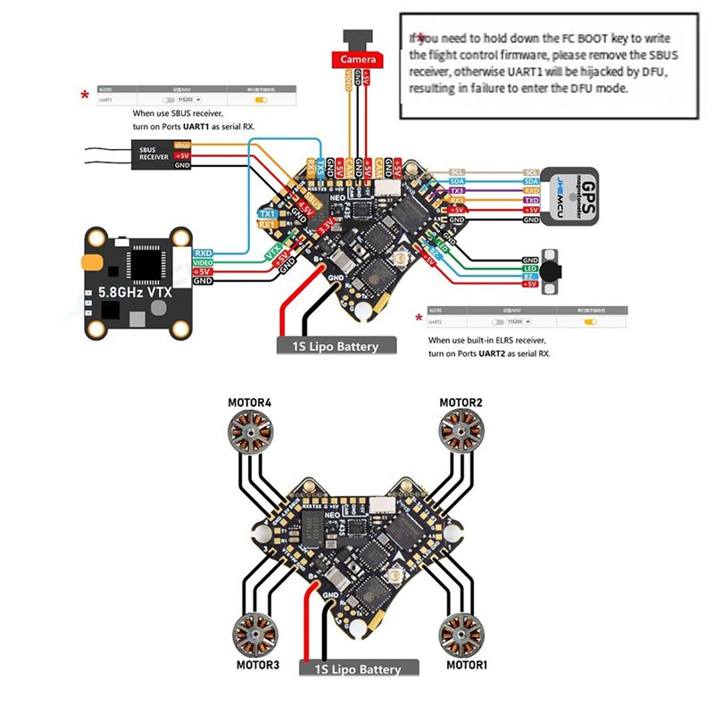 FBIL-F435 NEO 1S AIO Flight Co - Drone Rc Flight Controller บทวิจารณ์และราคา