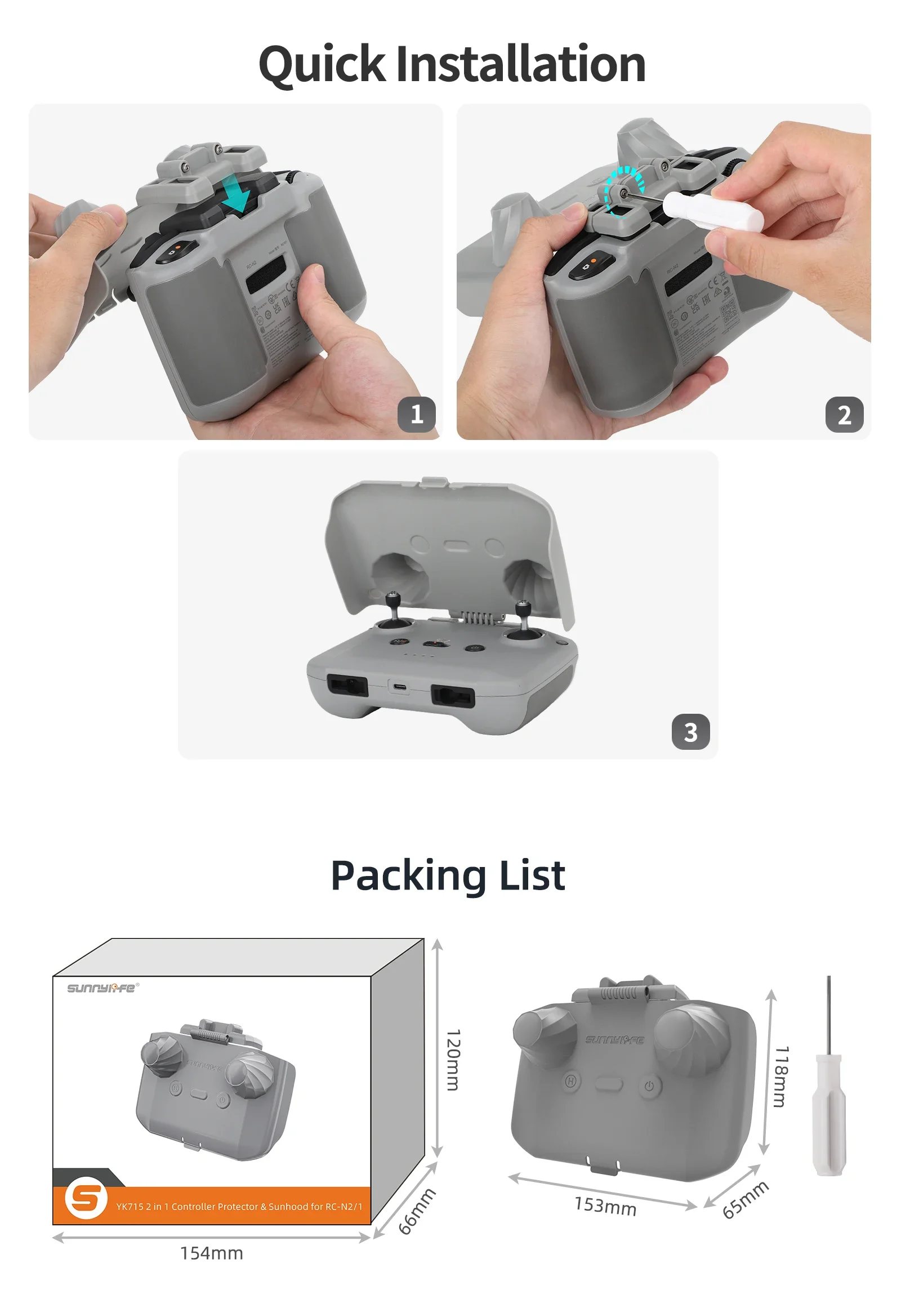 2 in 1 Controller Protector Su - Drone Dji Rc Pro 2 บทวิจารณ์และราคา