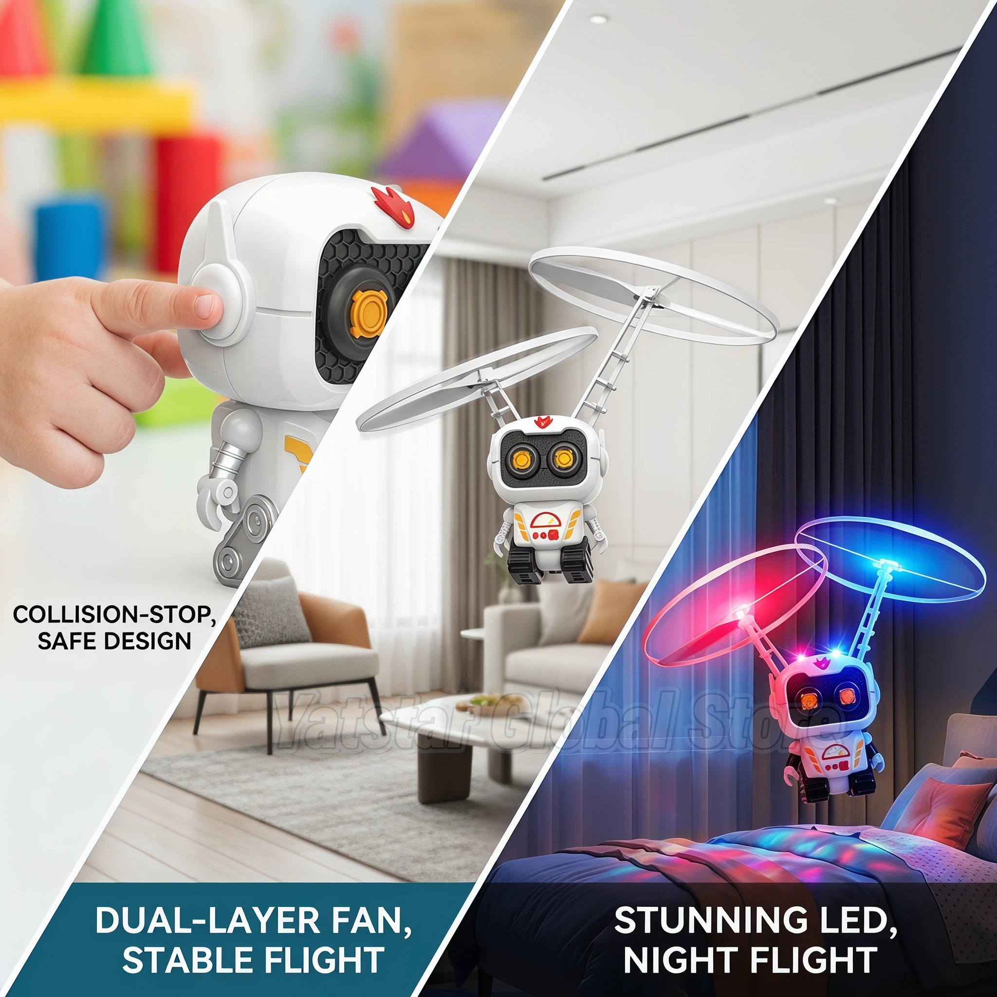 2026 Magic Levitating LED Flyi - Drone Pro Rc Ufo บทวิจารณ์และราคา