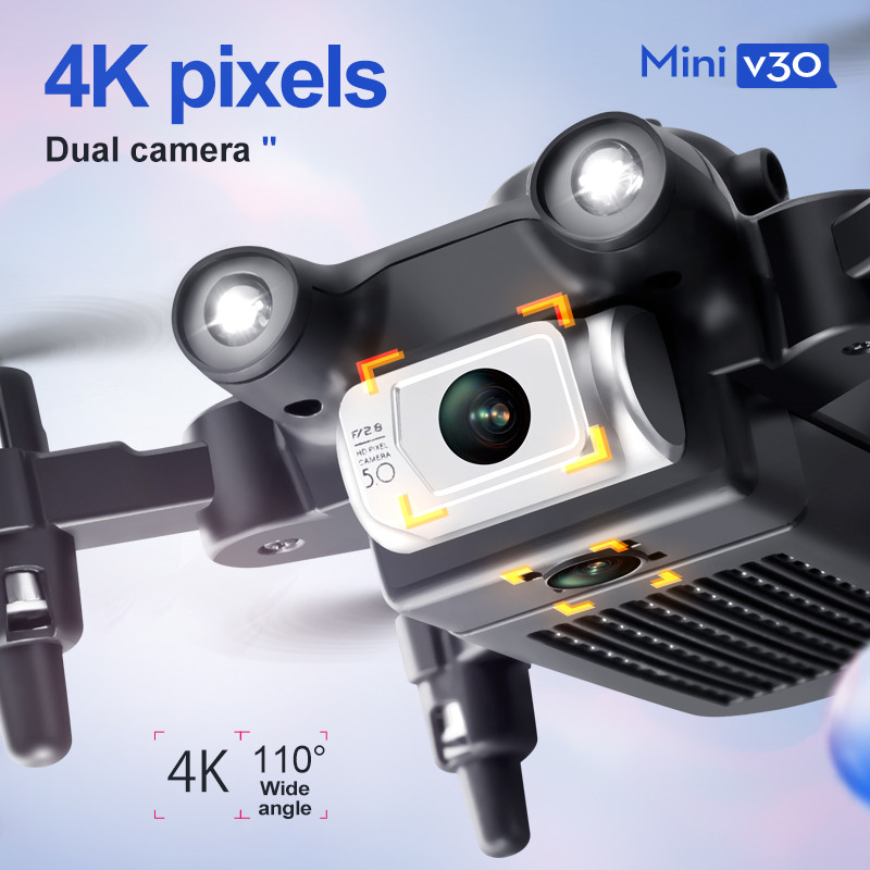 Mini V30 WiFi FPV Drone With 4 - Drone Pro Rc Ufo บทวิจารณ์และราคา