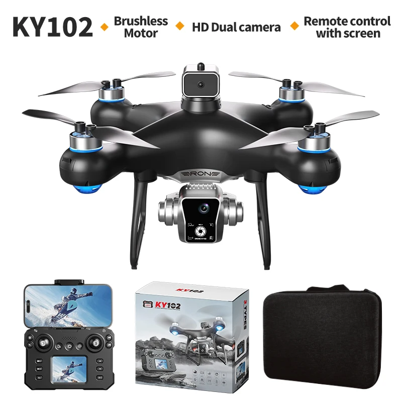 Drones Ky102 4K Dual Camera 4  - Drone Ky102 Rc บทวิจารณ์และราคา