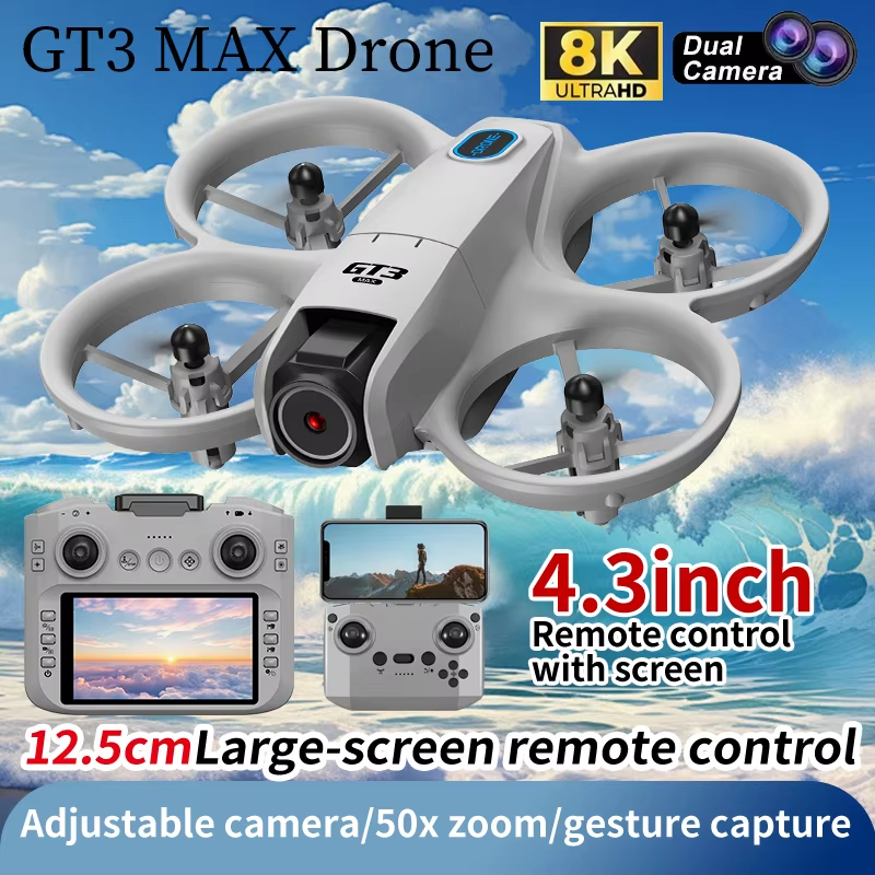 New GT3/GT3 MAX Drone 8K HD Re - Drone Pro Rc Ufo บทวิจารณ์และราคา