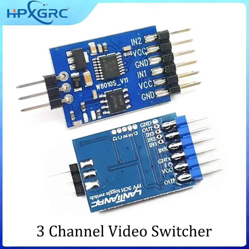 3 Channel Video Switcher Modul - Drone Rc Fpv Manual บทวิจารณ์และราคา