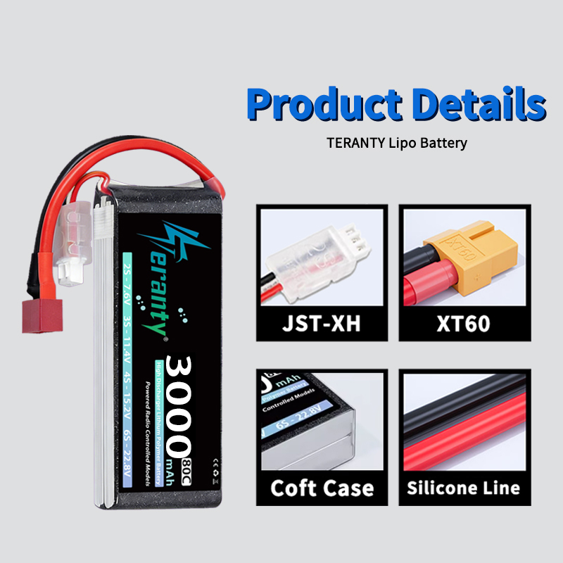 TERANTY 2S 3000mAh Lipo Batter - Drone And Car บทวิจารณ์และราคา