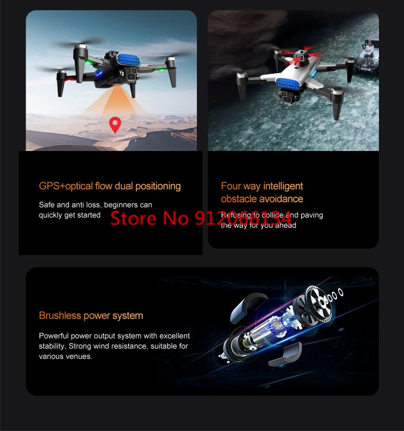 4K ESC GPS Follow Me Brushless - Drone Rc Fpv Manual บทวิจารณ์และราคา