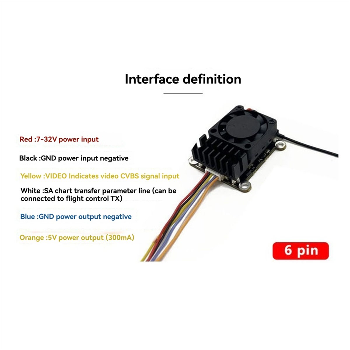 5.8G 2W VTX 2000mW FPV Video T - Drone Rc Fpv บทวิจารณ์และราคา