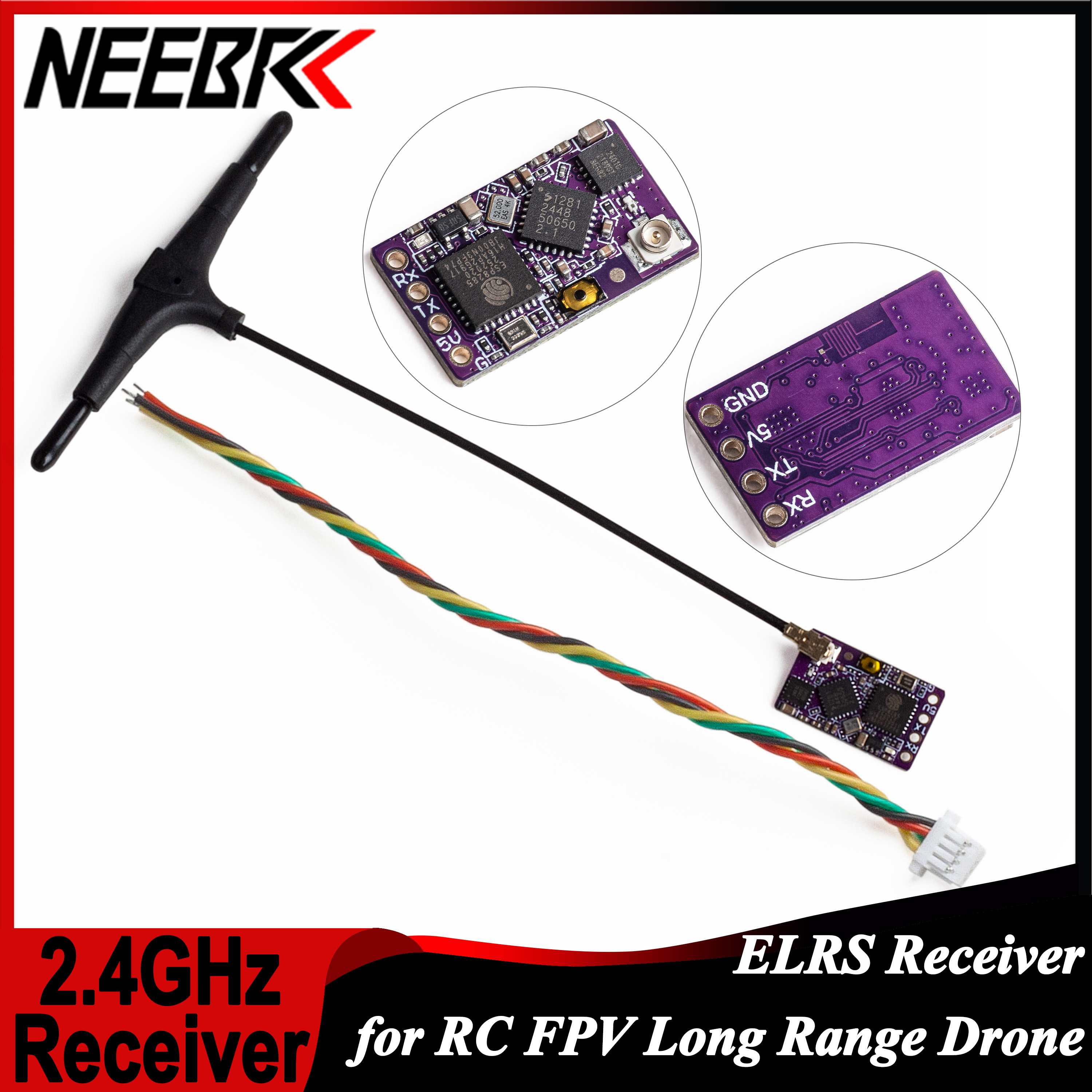 1/2/5/10PCS ELRS 2.4GHz RX Lon - Drone Rc Quadcopter บทวิจารณ์และราคา