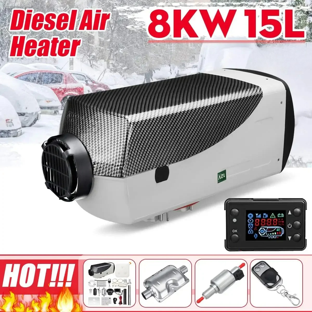 5-8KW Car Heater Diesel Air He - Rc Boat บทวิจารณ์และราคา
