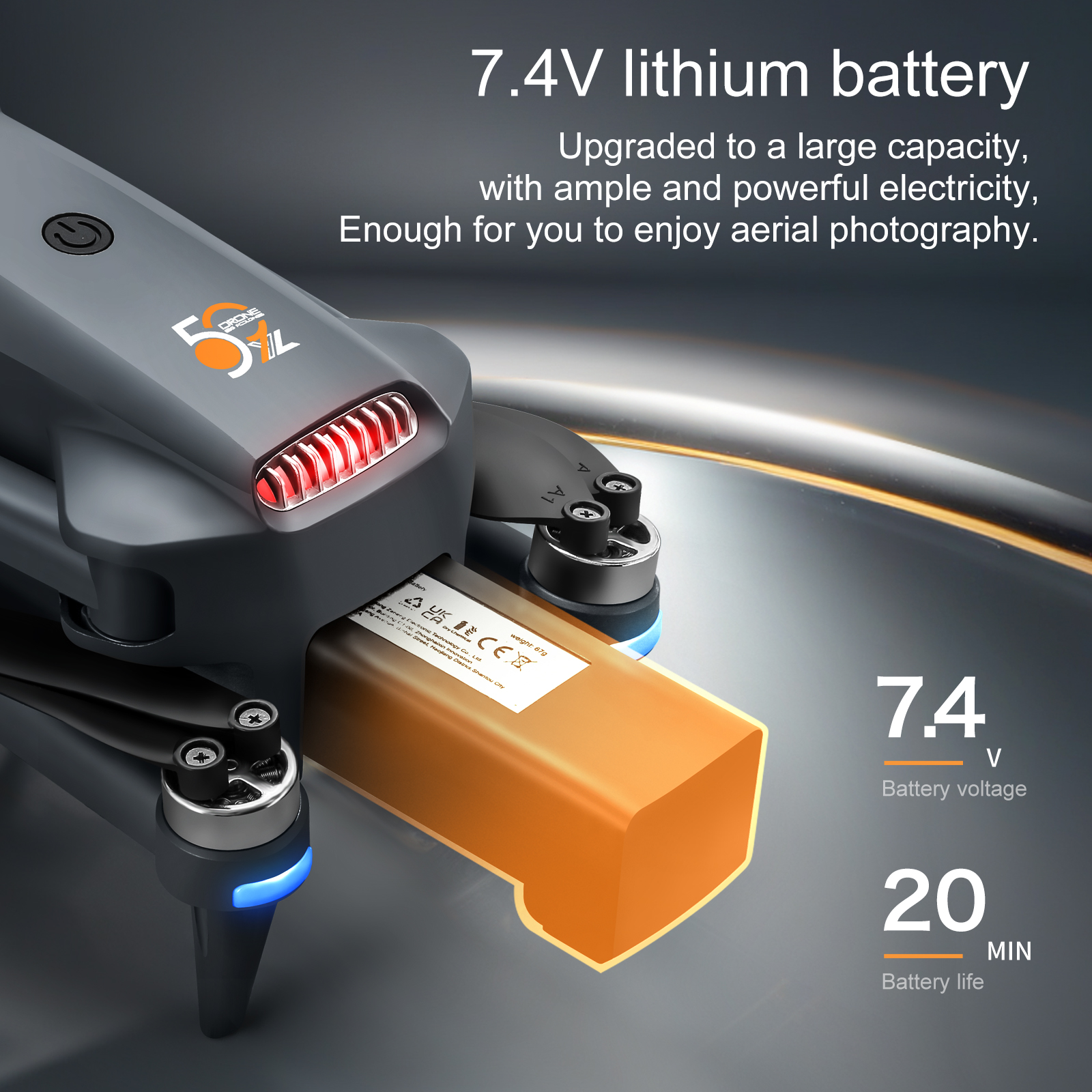 Original YL059 Drone Battery B - Drone Xiaomi Rc บทวิจารณ์และราคา