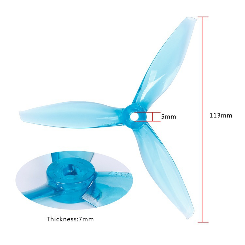 GEMFAN Freestyle 5144 5.1 Inch - Rc Motor Drone บทวิจารณ์และราคา