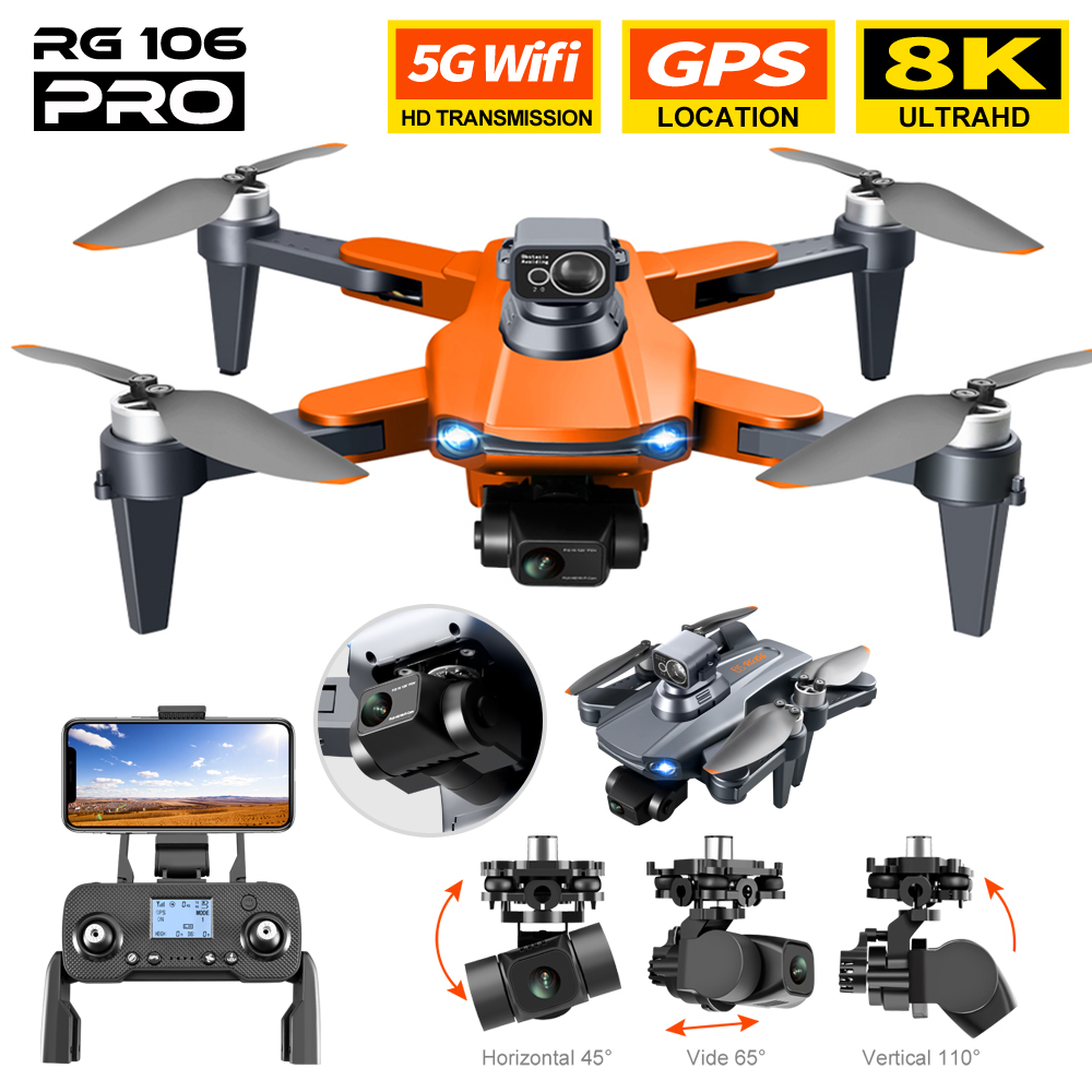 RG106 PRO Drone 8k Dual Camera - Drone Rc Fpv Manual บทวิจารณ์และราคา