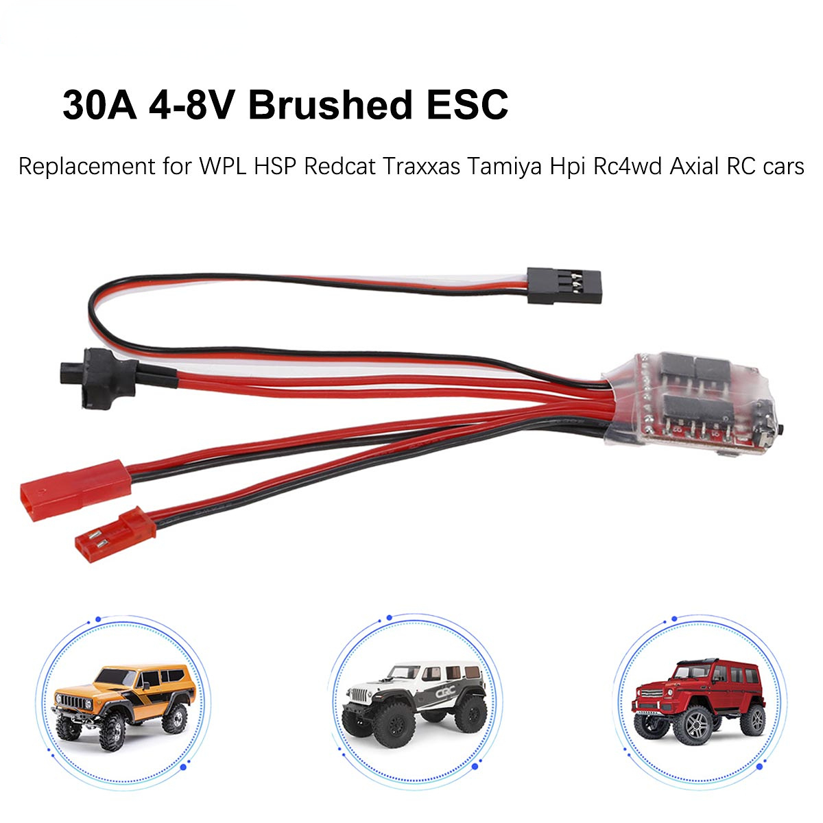 Mini RC Car 30A Brushed ESC Fo - Rc Boat บทวิจารณ์และราคา
