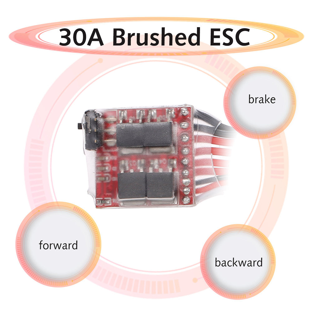 Mini RC Car 30A Brushed ESC Fo - Rc Boat บทวิจารณ์และราคา