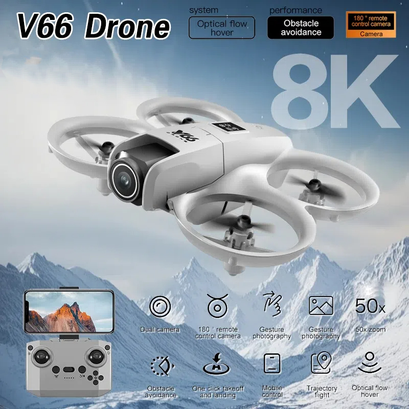 V66 Mini Drone 4K Profession H - Drone Pro Rc Ufo บทวิจารณ์และราคา