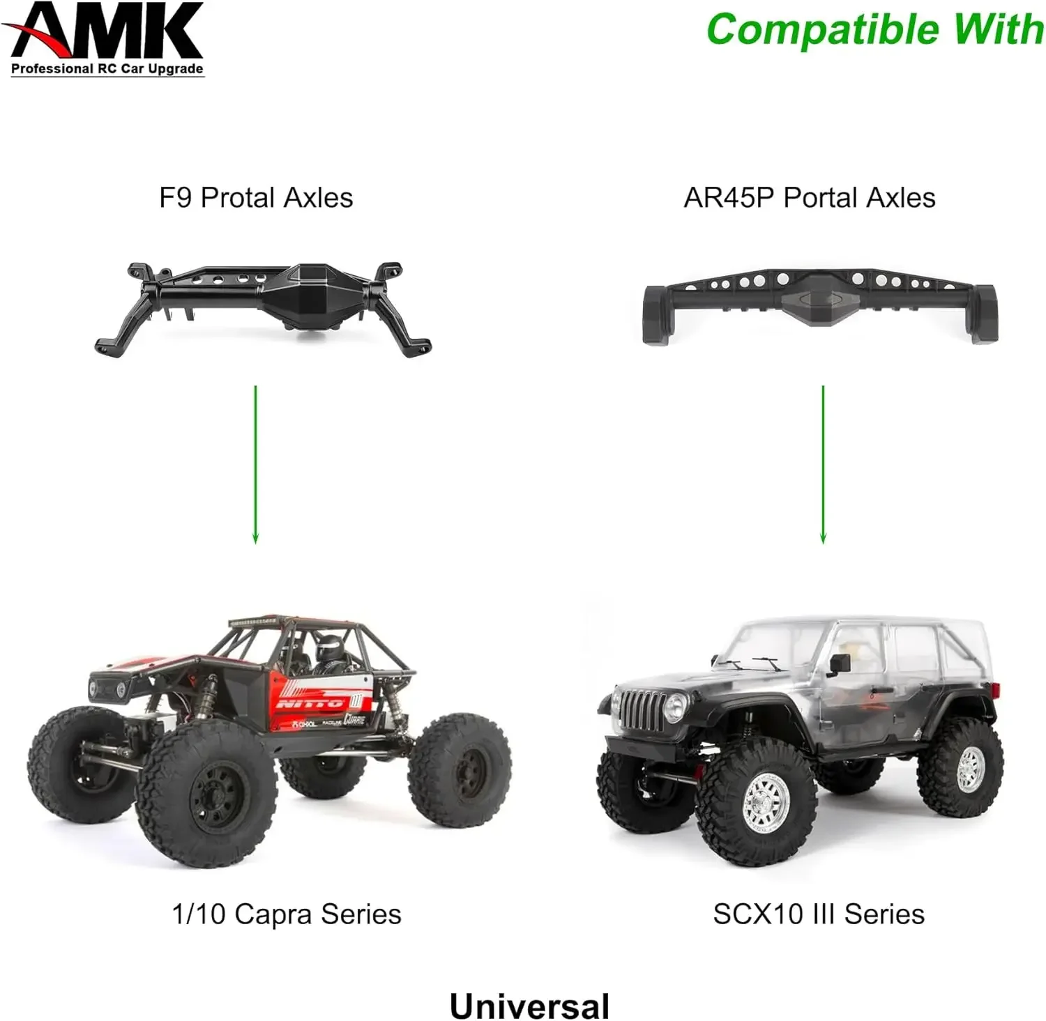 4pcs Thicker UTB10 Portal Stub - Rc Rock Crawler บทวิจารณ์และราคา