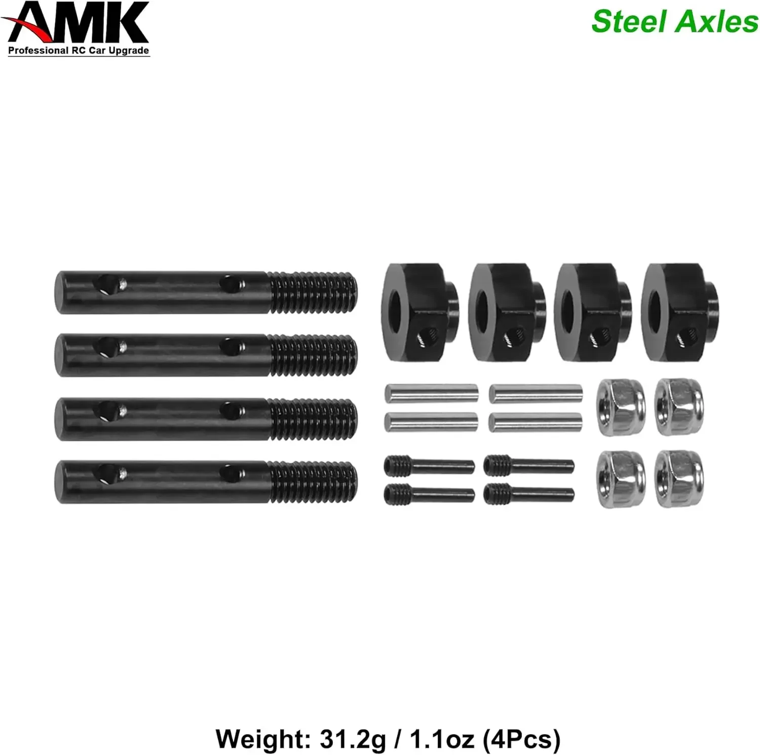 4pcs Thicker UTB10 Portal Stub - Rc Rock Crawler บทวิจารณ์และราคา
