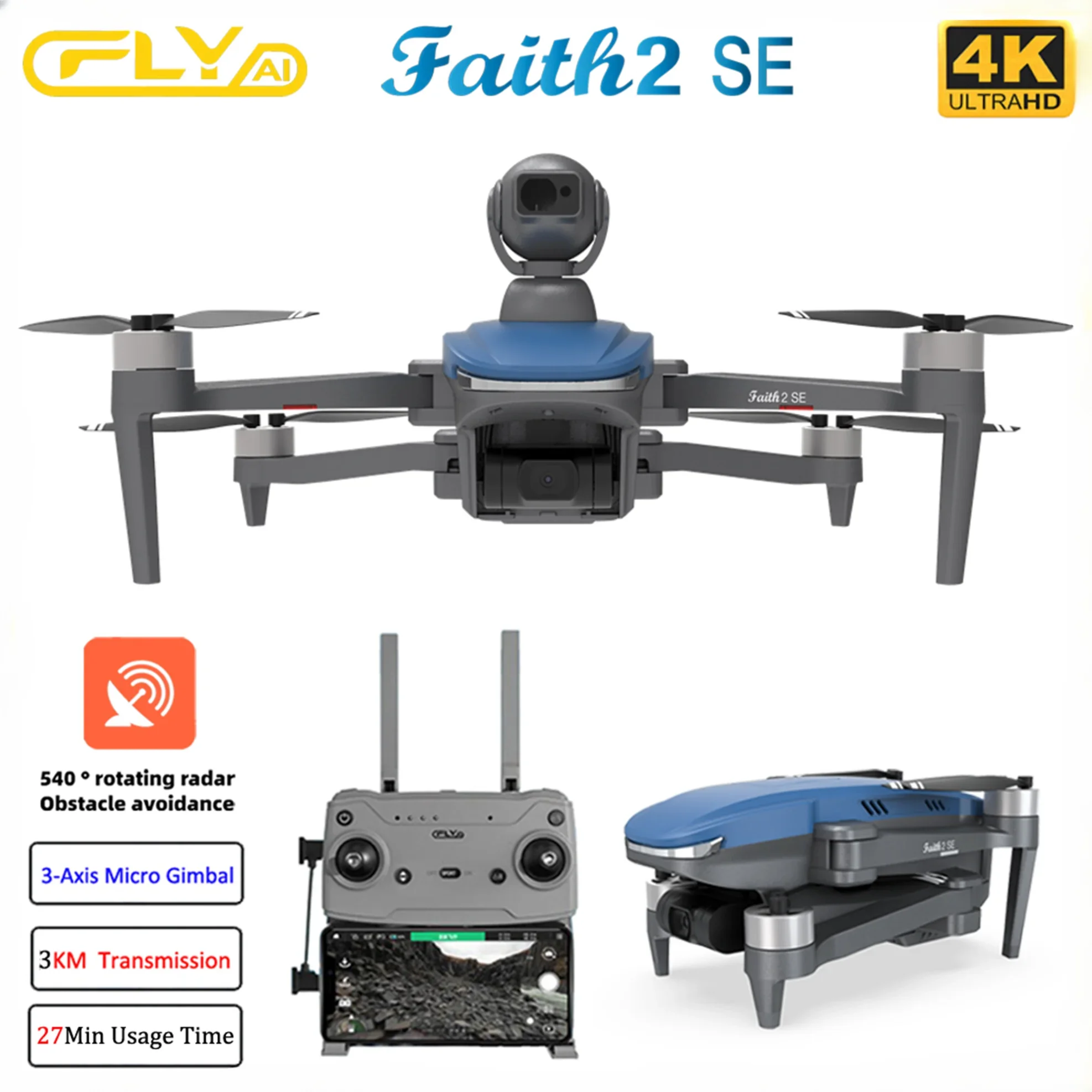 Faith 2 SE With 540° Obstacle  - Drone Rc Fpv Manual บทวิจารณ์และราคา
