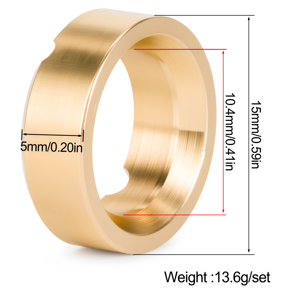 4Pcs Brass Wheel Weights Fit 0 - Rc Rock Crawler บทวิจารณ์และราคา