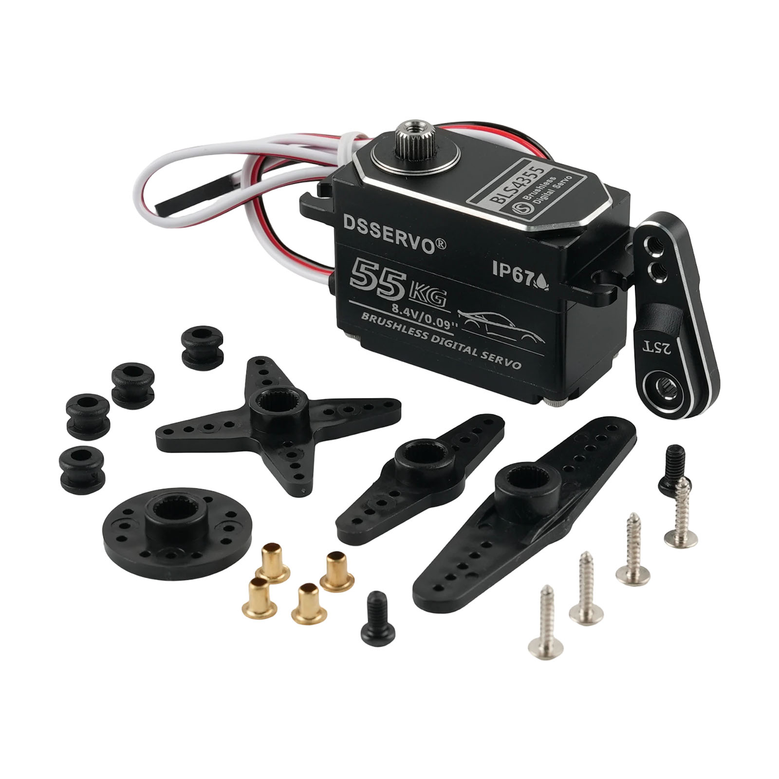 Dsservo BLS4355 55KG Low-profi - Rc Car Servo บทวิจารณ์และราคา