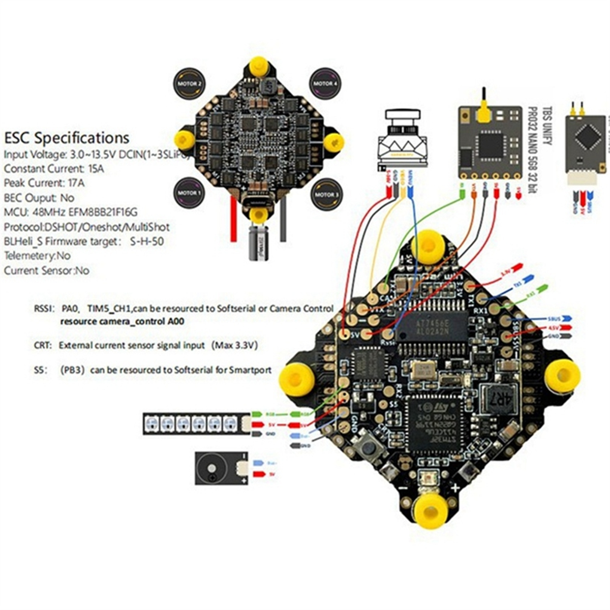 NEW F411 AIO Flight Controller - Drone Rc Flight Controller บทวิจารณ์และราคา