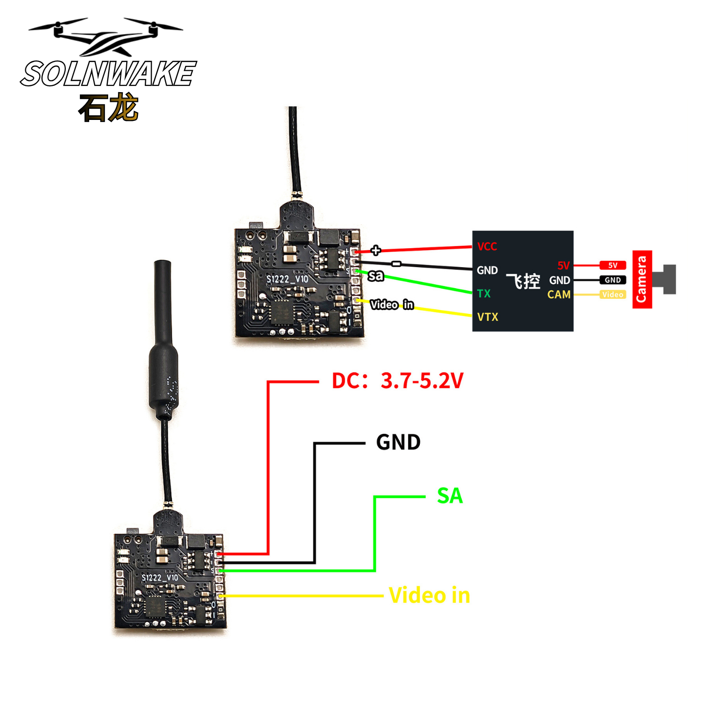 SLONWAKE Nano 5.8G 48CH 200mW  - Drone Rc Fpv บทวิจารณ์และราคา
