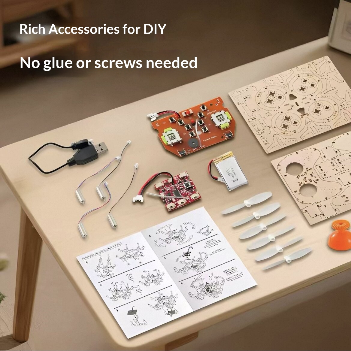 2026 New Wooden DIY Assembled  - Flight Controller บทวิจารณ์และราคา