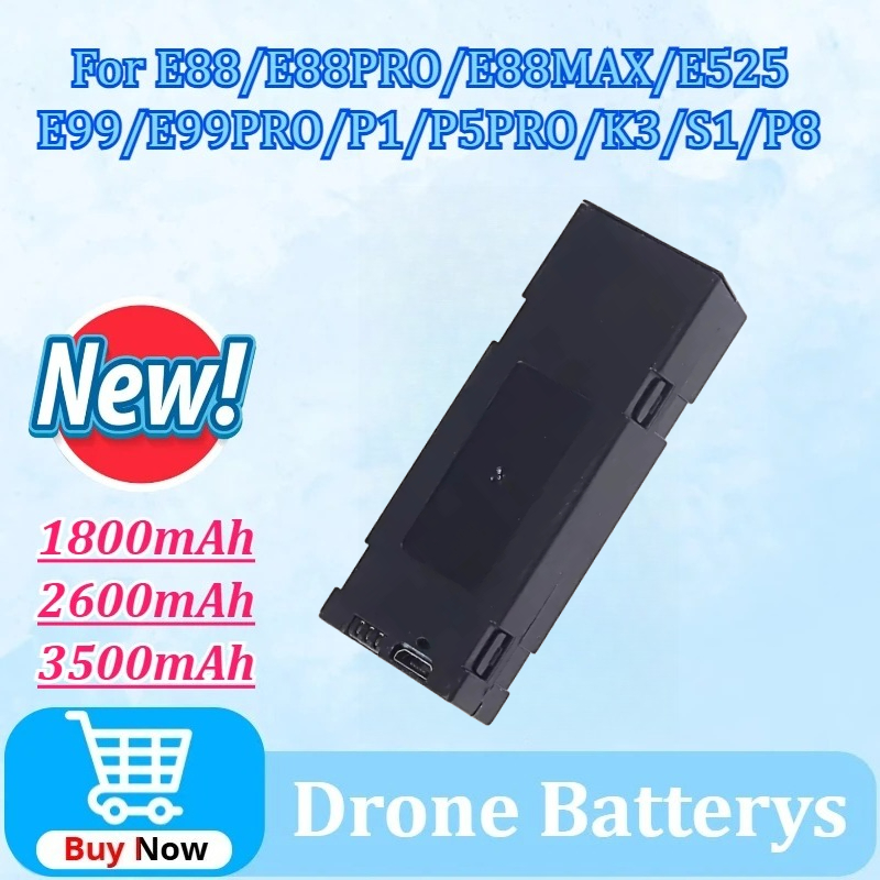 3.7V 1800/2600/3500mAh RC Dron - Drone Rc E99 บทวิจารณ์และราคา