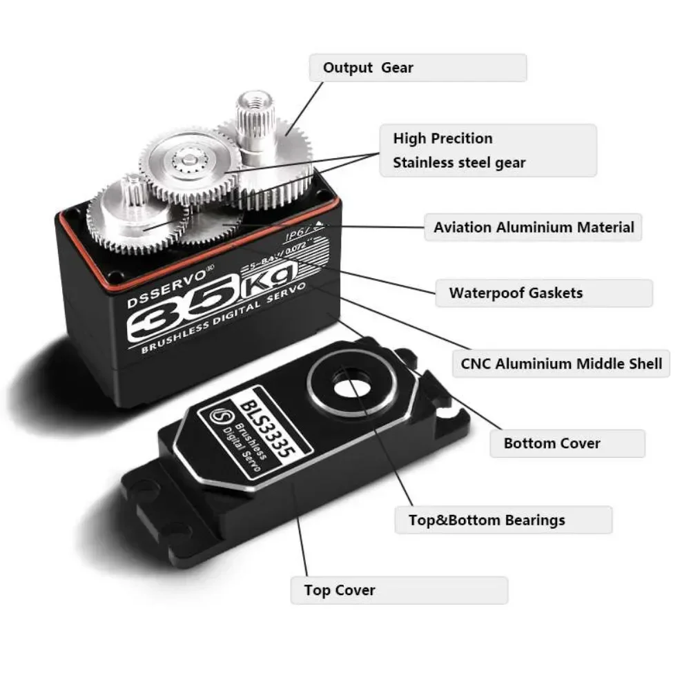35KG BLS3335 Digital Servo Mot - Rc Car Servo บทวิจารณ์และราคา