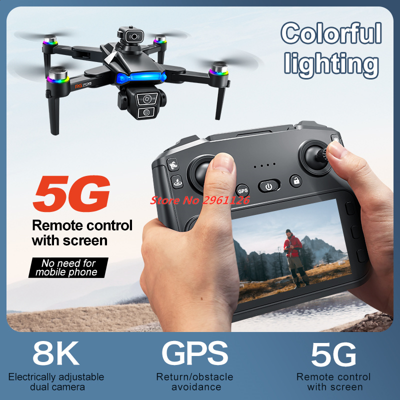 8K HD Camera GPS Drone Profess - Drone Rc Fpv Manual บทวิจารณ์และราคา