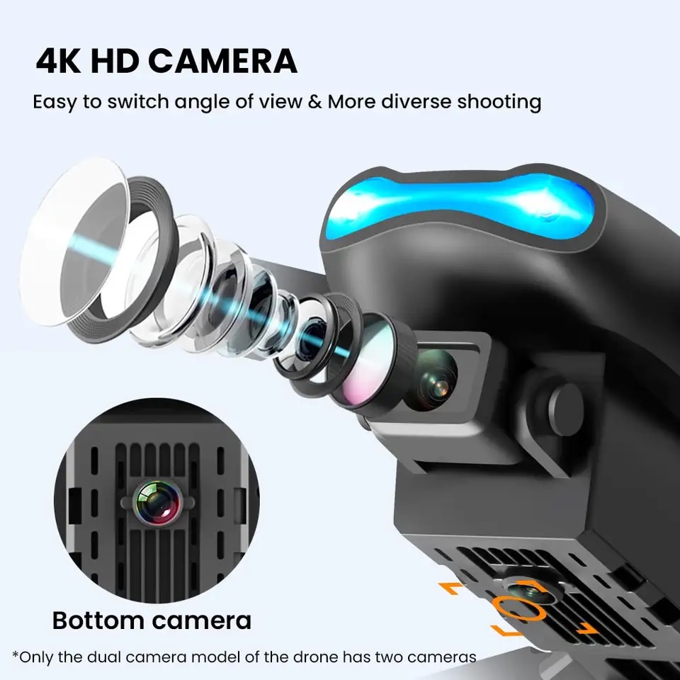 New Mini drone E99 4K WIFI HD  - Drone Pro Rc Ufo บทวิจารณ์และราคา