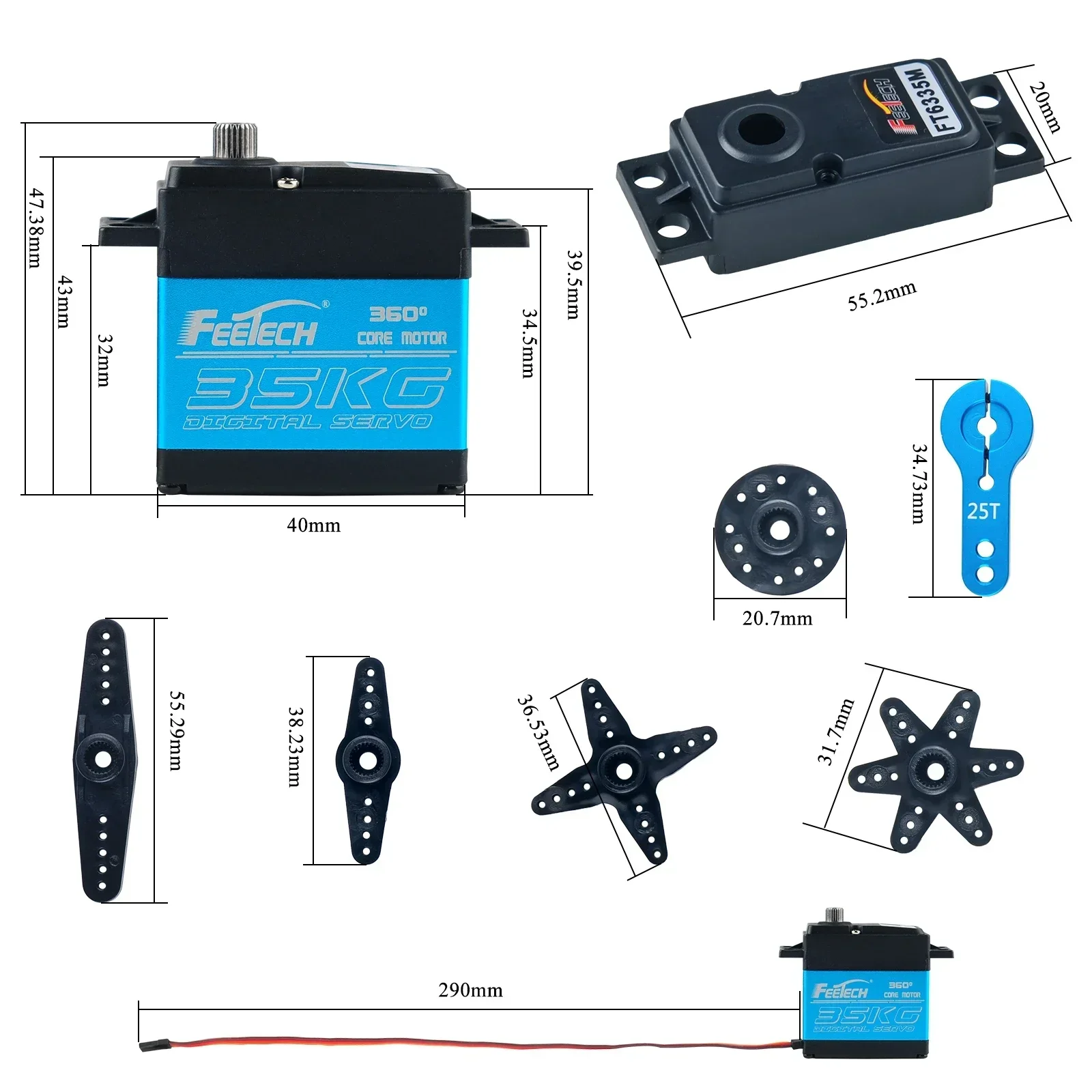 Feetech FT6335M Digital RC Ser - Rc Car Servo บทวิจารณ์และราคา