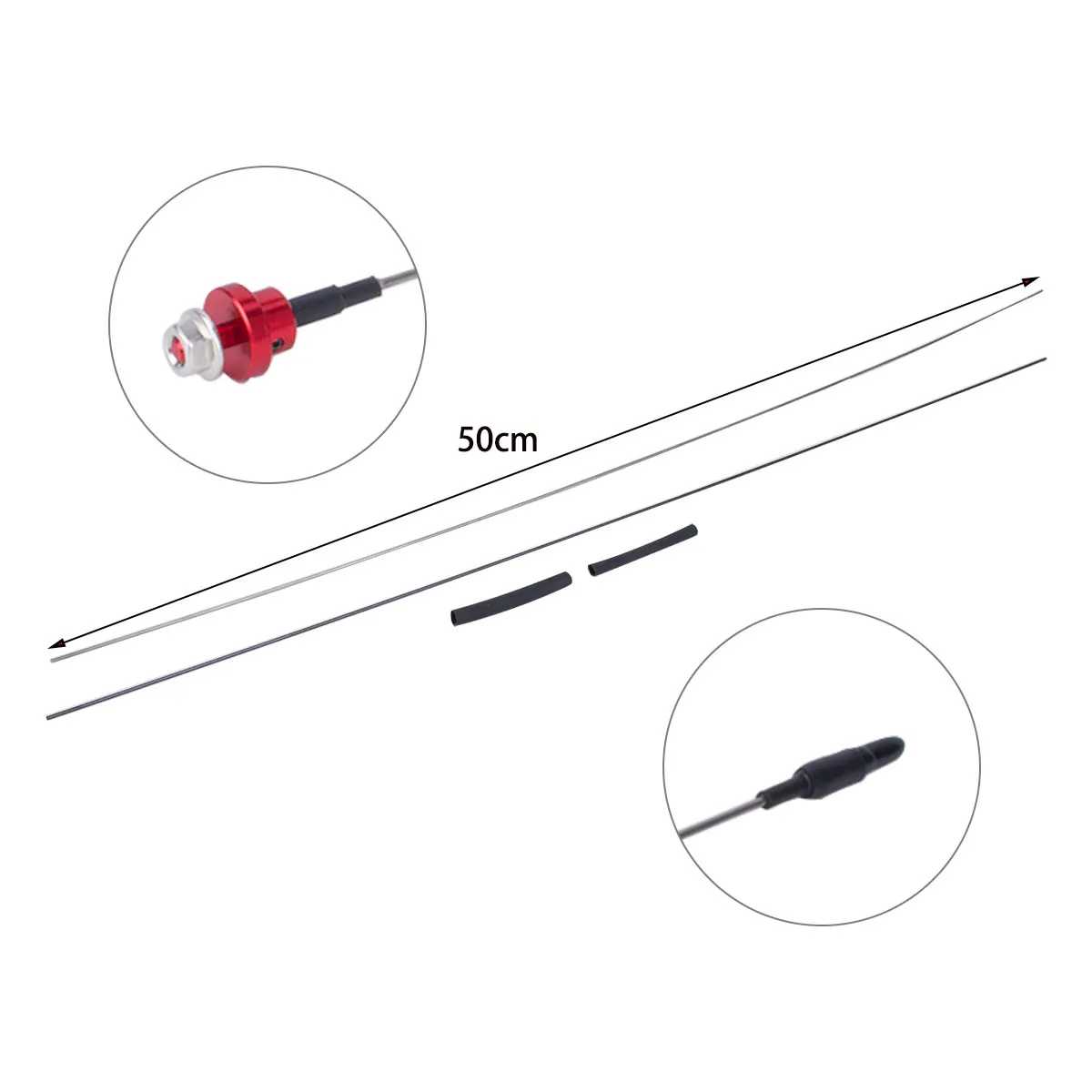 50cm Metal Simulation Antenna  - Rc Crawler Axle Parts บทวิจารณ์และราคา