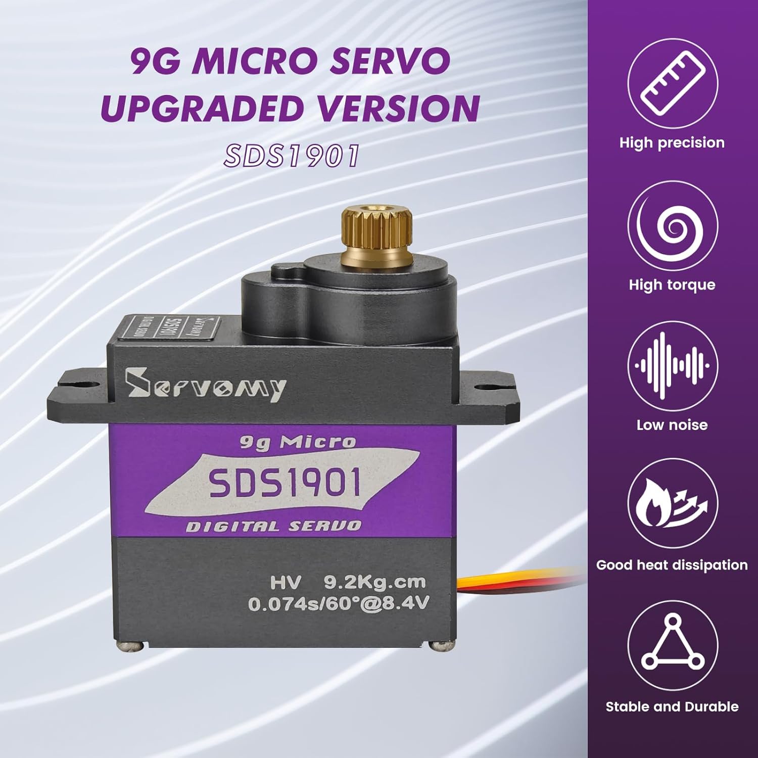 SERVOMY-SDS1901 Digital 9G Mic - Drone And Car บทวิจารณ์และราคา