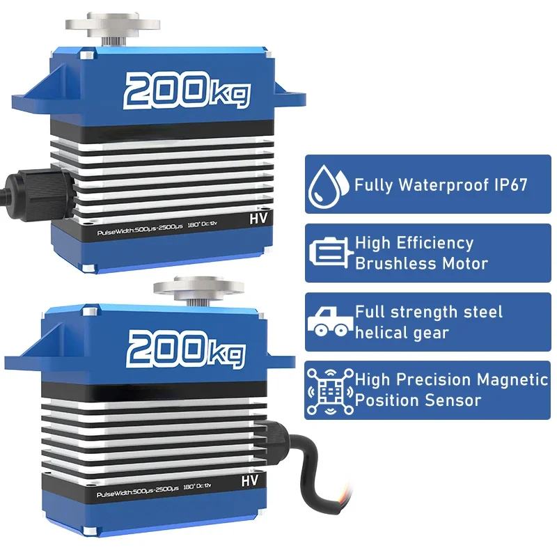200KG Brushless Servo 12V-16.8 - Drone And Car บทวิจารณ์และราคา