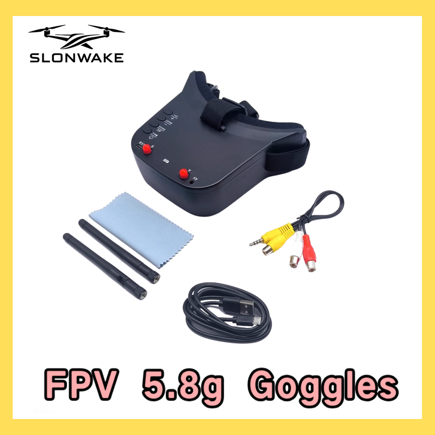SLONWAKE 5.8G 48CH FPV 400mw V - Drone And Car บทวิจารณ์และราคา