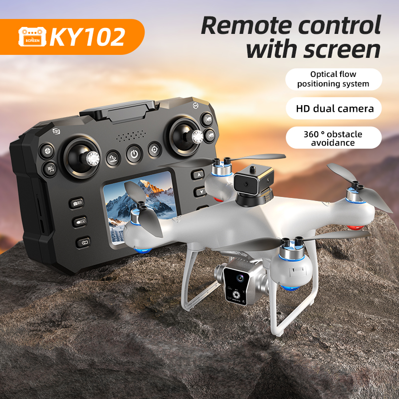 New KY102 With Screen Rc Drone - Drone Ky102 Rc บทวิจารณ์และราคา