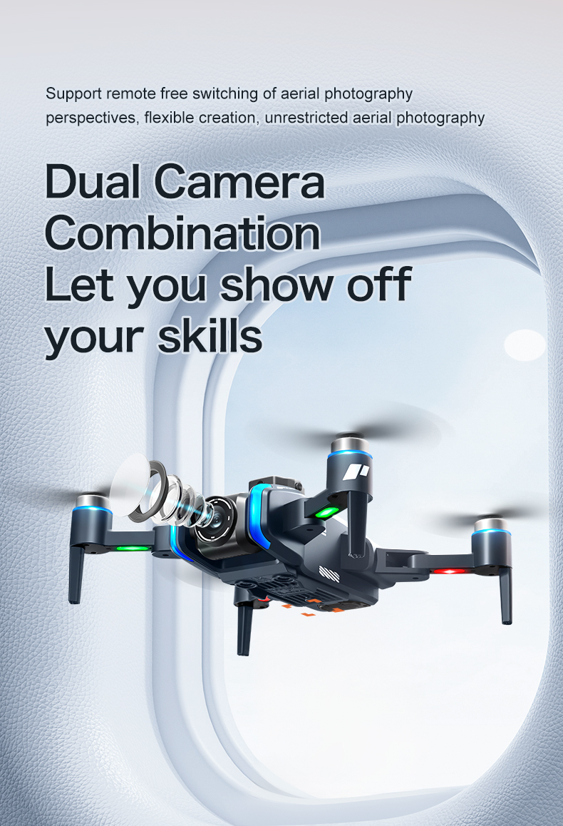 8K Brushless Obstacle Avoidanc - Drone Rc Fpv Manual บทวิจารณ์และราคา