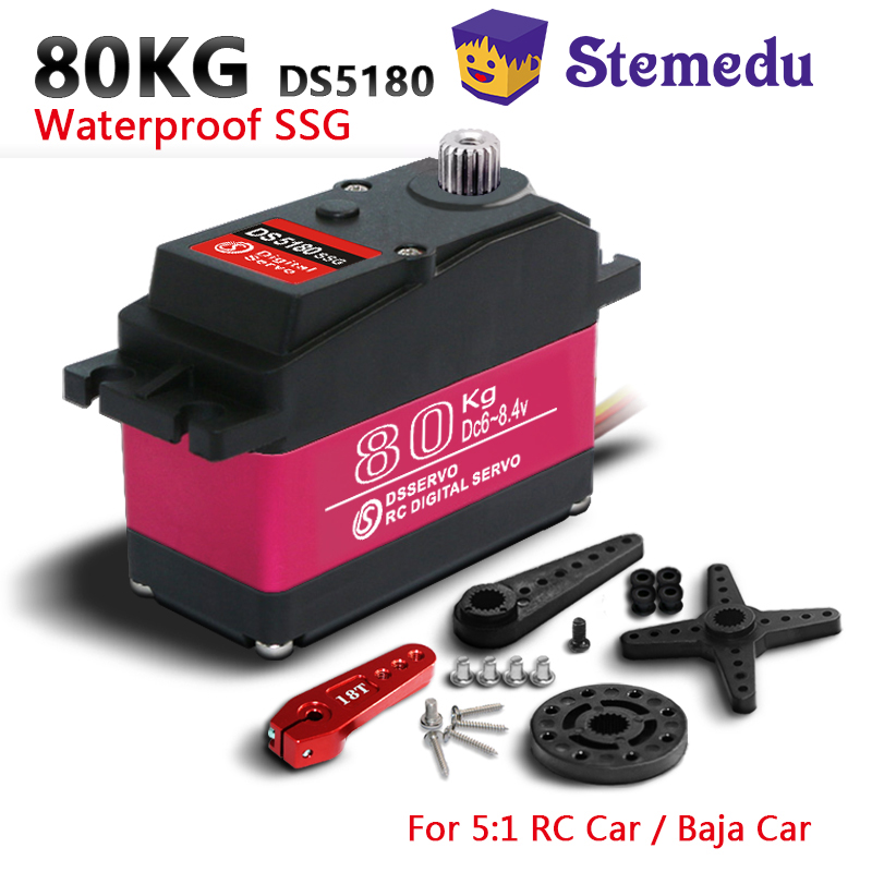 Dsservo Waterproof DS5180 80KG - Rc Car Servo บทวิจารณ์และราคา